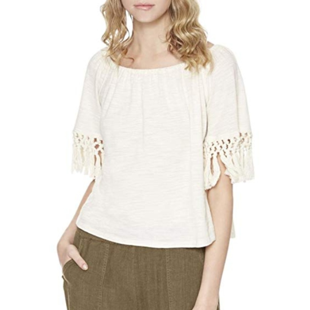 [Sanctuary] Off-The-Shoulder Cotton Knit Sz. M‎